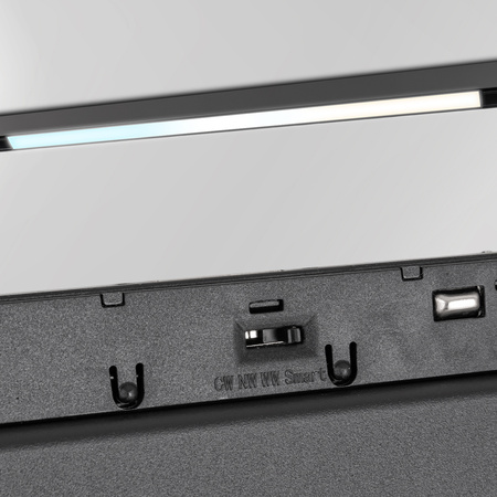 Lampa liniowa LED do szyny magnetycznej M20 24W 60cm czarna 3 BARWY ŚWIATŁA