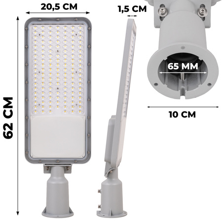 Lampa uliczna LED 150W 21000lm 3 lata gwarancji