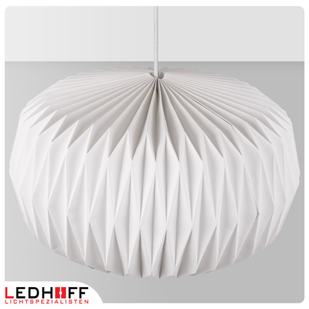 Lampa wisząca biała papierowa E27 do pokoju dziecka salonu DUŻA