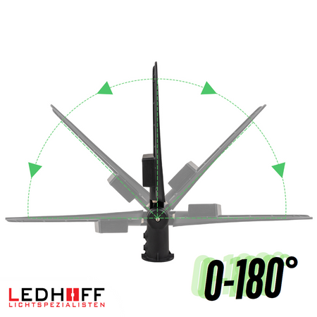 Lampa uliczna LED 100W 13000lm na parking regulowany uchwyt