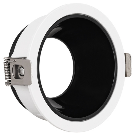 3x Oprawa halogenowa sufitowa podtynkowa GU10 biało-czarna