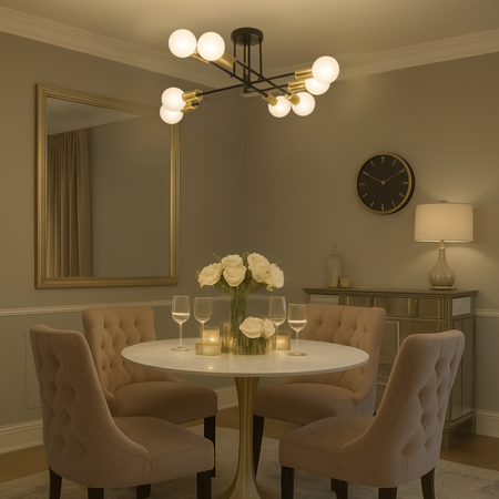 Żarówka LED E27 ozdobna duży mleczny klosz 8W mocne ciepłe światło 1070lm 2700K