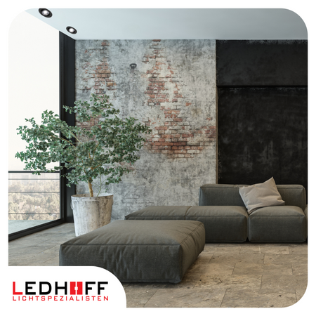 3x Oprawa sufitowa podtynkowa LED czarna RUCHOMA 3 barwy światła 7W