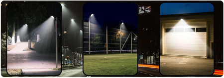 Lampa uliczna LED 100W 13000lm na parking regulowany uchwyt