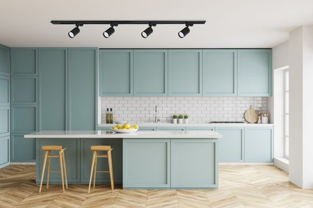 Oświetlenie szynowe czarne 5x GU10 szyna 2m