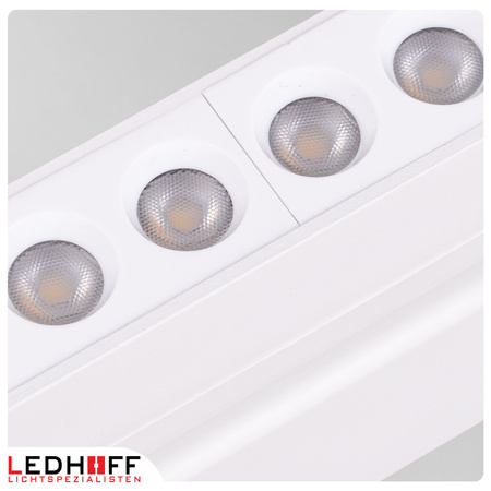 Oświetlenie szynowe magnetyczne ZESTAW listwa 1m + 2x lampa LED BIAŁA