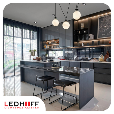 4x Oprawa sufitowa podtynkowa LED czarna RUCHOMA 3 barwy światła 12W