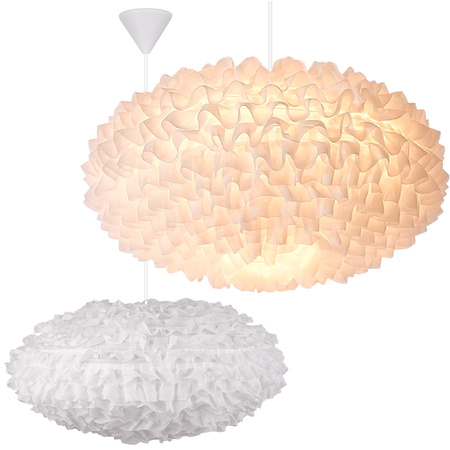 Lampa wisząca sufitowa chmurka biała E27 Żyrandol do pokoju dziecięcego