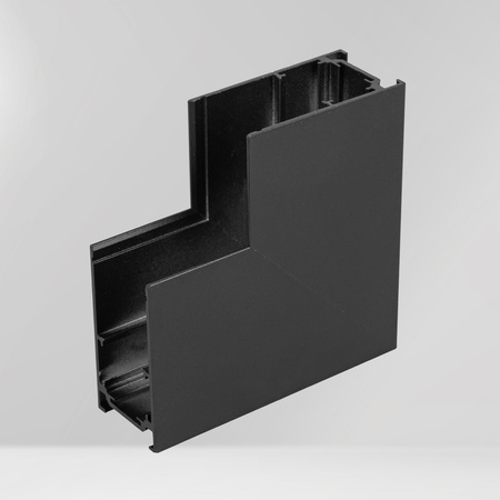 Łącznik pionowy do szyny magnetycznej M20 złączka zasilająca kątowa czarna