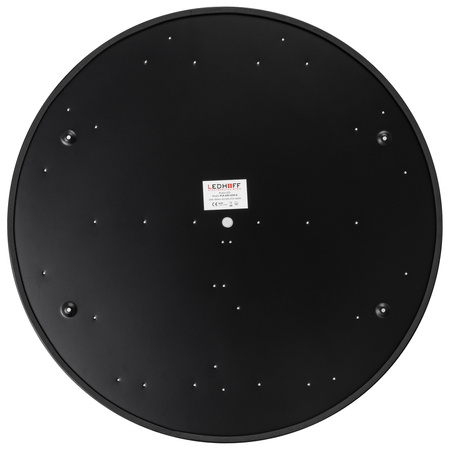 Plafon sufitowy LED czarny 60cm