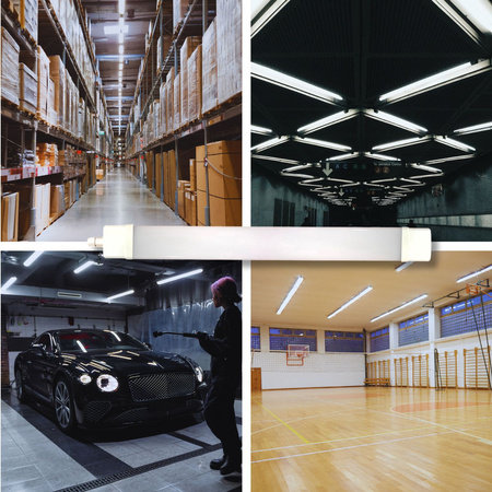 Oprawa hermetyczna LED 60cm 18W neutralne światło