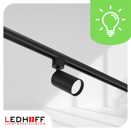 Reflektor szynowy czarny GU10 lampa na szynoprzewód