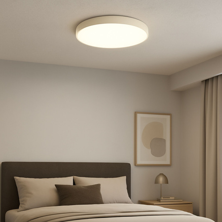 Plafon sufitowy LED biały 50cm - wysoka wydajność świetlna 100lm/W