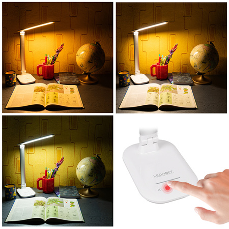 Lampka biurkowa LED biała 9W