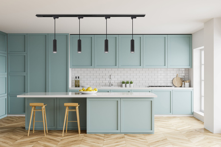 Oświetlenie szynowe wiszące czarne 4x GU10 szyna 1m