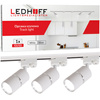 Oświetlenie szynowe biały srebrny 3x lampa GU10 szyna 1m