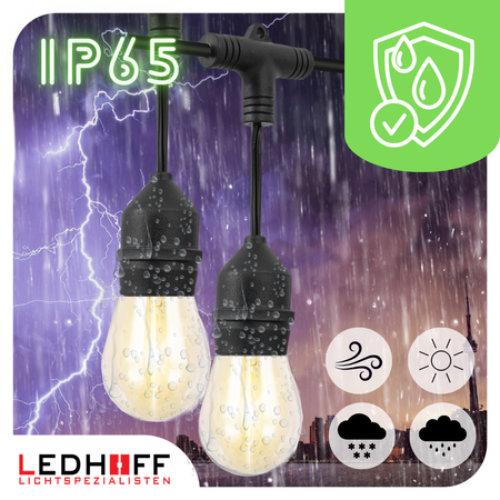 Girlanda ogrodowa świetlna SMART 11m + 18x żarówka wisząca LED TUYA