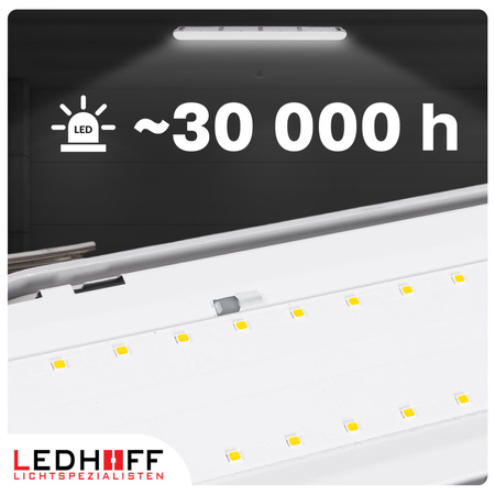 Oprawa hermetyczna LED 120cm 45W neutralne światło 6750lm