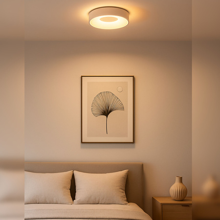 Plafon LED z pilotem Designerska Lampa sufitowa ściemniana 48cm NOVA