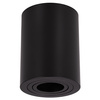 Oprawa sufitowa natynkowa Tuba GU10 okrągła czarna