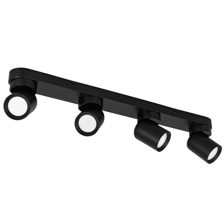 Kinkiet sufitowy poczwórny Spot GU10 czarny