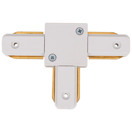 Łącznik trójnik do szynoprzewodu typ T biały