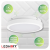 Plafon LED Lampa sufitowa 22cm 3 barwy światła IP65 biała