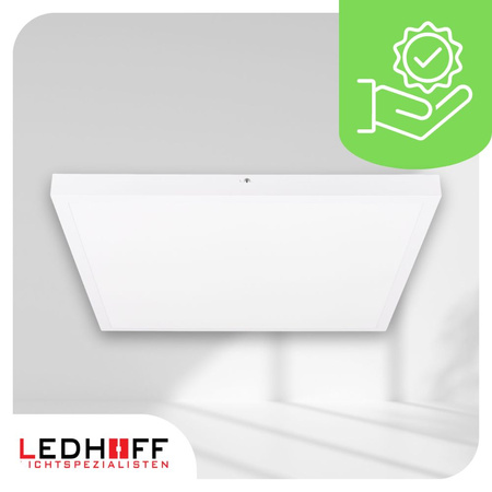 5x Panel sufitowy LED LAMPA BIAŁA plafon duży KWADRAT 60x60cm biurowy MOCNY