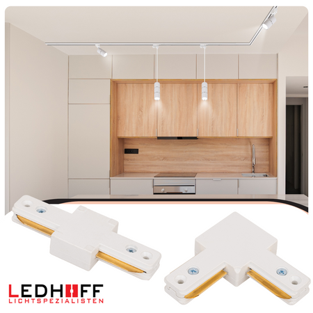 Oświetlenie szynowe biały srebrny 4x lampa GU10 szyna 2m