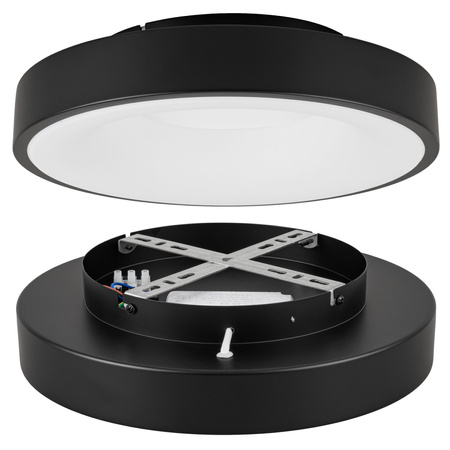 Plafon LED z pilotem Designerska Lampa sufitowa ściemniana 38cm NOVA