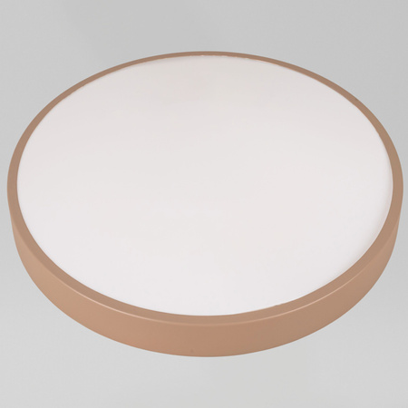 Plafon sufitowy LED beżowy 40cm - wysoka wydajność świetlna 100lm/W