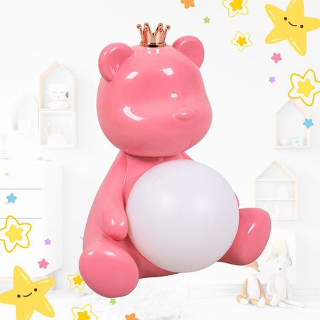 Lampka nocna LED dla dzieci MIŚ wielokolorowe światło RGB