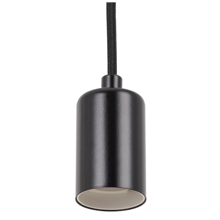 Oprawka dekoracyjna Vintage E27 metalowa CZARNA