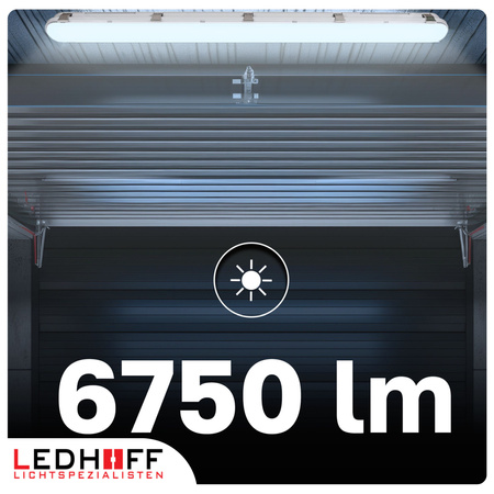 Oprawa hermetyczna LED 120cm 45W zimne światło 6750lm