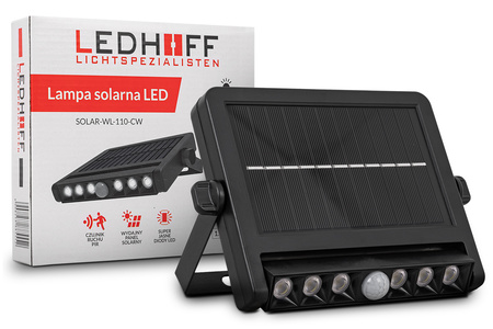 Lampa solarna z czujnikiem ruchu i zmierzchu LED