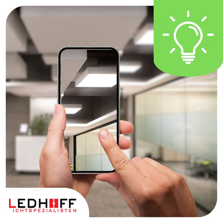 5x Panel sufitowy LED LAMPA BIAŁA plafon duży KWADRAT 60x60cm biurowy MOCNY