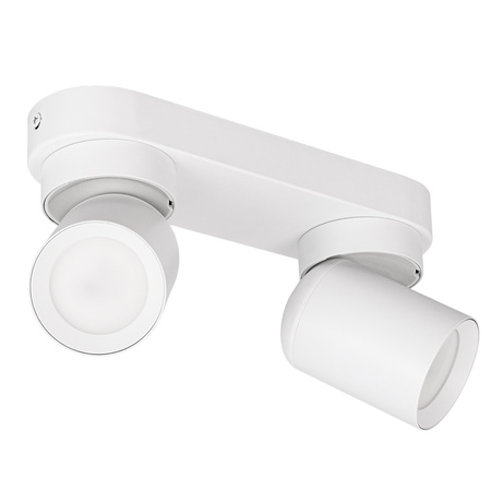 Kinkiet sufitowy podwójny Spot GU10 biały