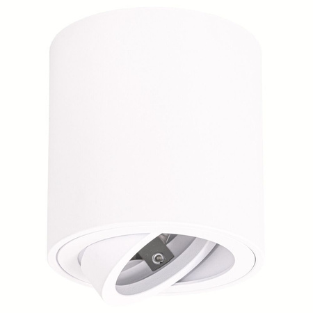 OPRAWA NATYNKOWA SUFITOWA GU10 LED ruchoma 80x85mm SPOT Biała Halogenowa