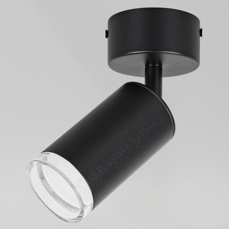 Kinkiet sufitowy pojedynczy SPOT GU10 czarny wodoodporny