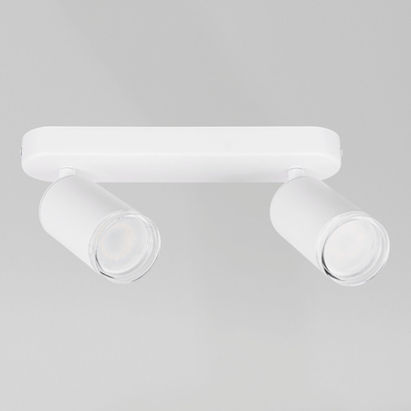 Kinkiet sufitowy podwójny SPOT 2xGU10 biały wodoodporny
