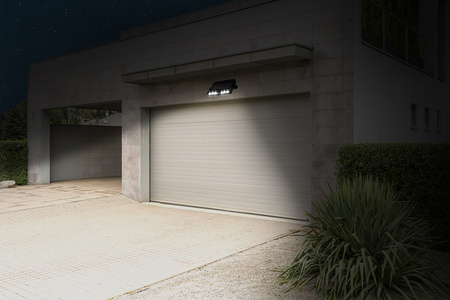 Lampa solarna z czujnikiem ruchu i zmierzchu LED