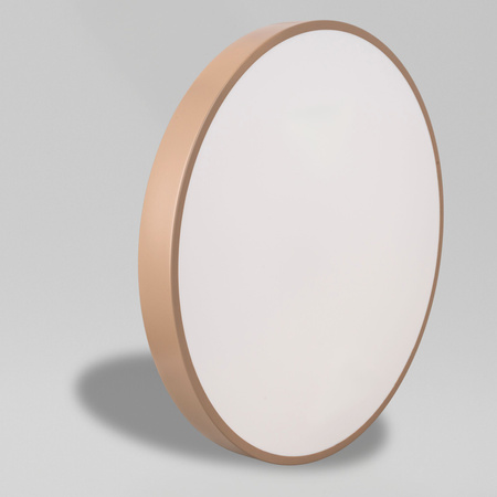 Plafon sufitowy LED beżowy 50cm - wysoka wydajność świetlna 100lm/W