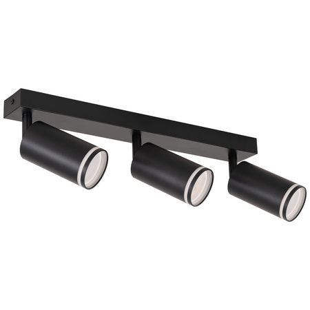 Kinkiet sufitowy potrójny Spot GU10 czarny