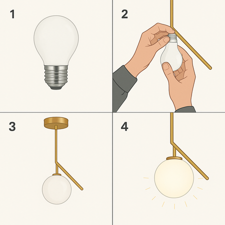 Żarówka LED E27 biała ozdobna 6W mocne ciepłe światło 805lm 2700K design