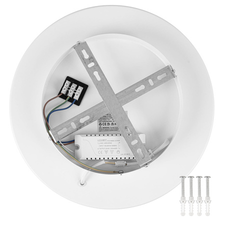 Plafon LED z pilotem Designerska Lampa sufitowa ściemniana 38cm NOVA