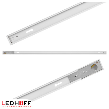 Szyna oświetleniowa LED szynoprzewód 1m biały z miejscem na przewód