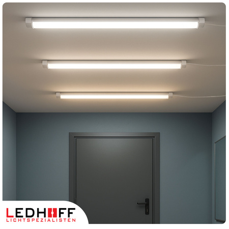 Oprawa hermetyczna LED 120cm 3600lm zmienna barwa światła 3000-6500K + przewód