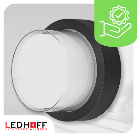 Lampa elewacyjna LED zewnętrzna Kinkiet ścienny okrągły SMART RGB 10W