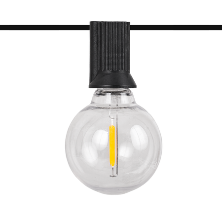 Girlanda ogrodowa łańcuch świetlny 7,3m + 25x żarówka LED kulka