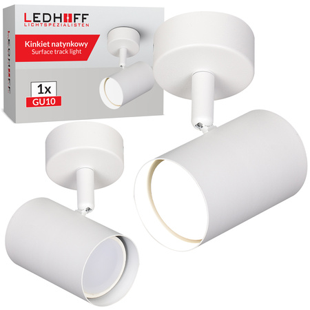 Lampa sufitowa Kinkiet pojedynczy GU10 biały LINEA